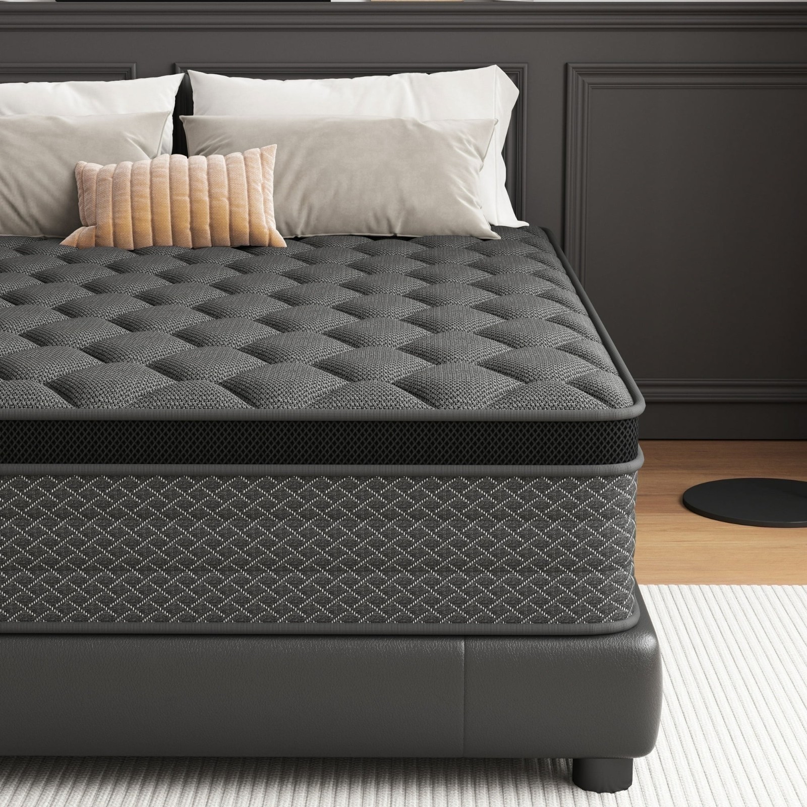 12″ 14″ Twin Full Queen King Mattress Gel Memory Foam Hybrid Spring Bed In a Box
