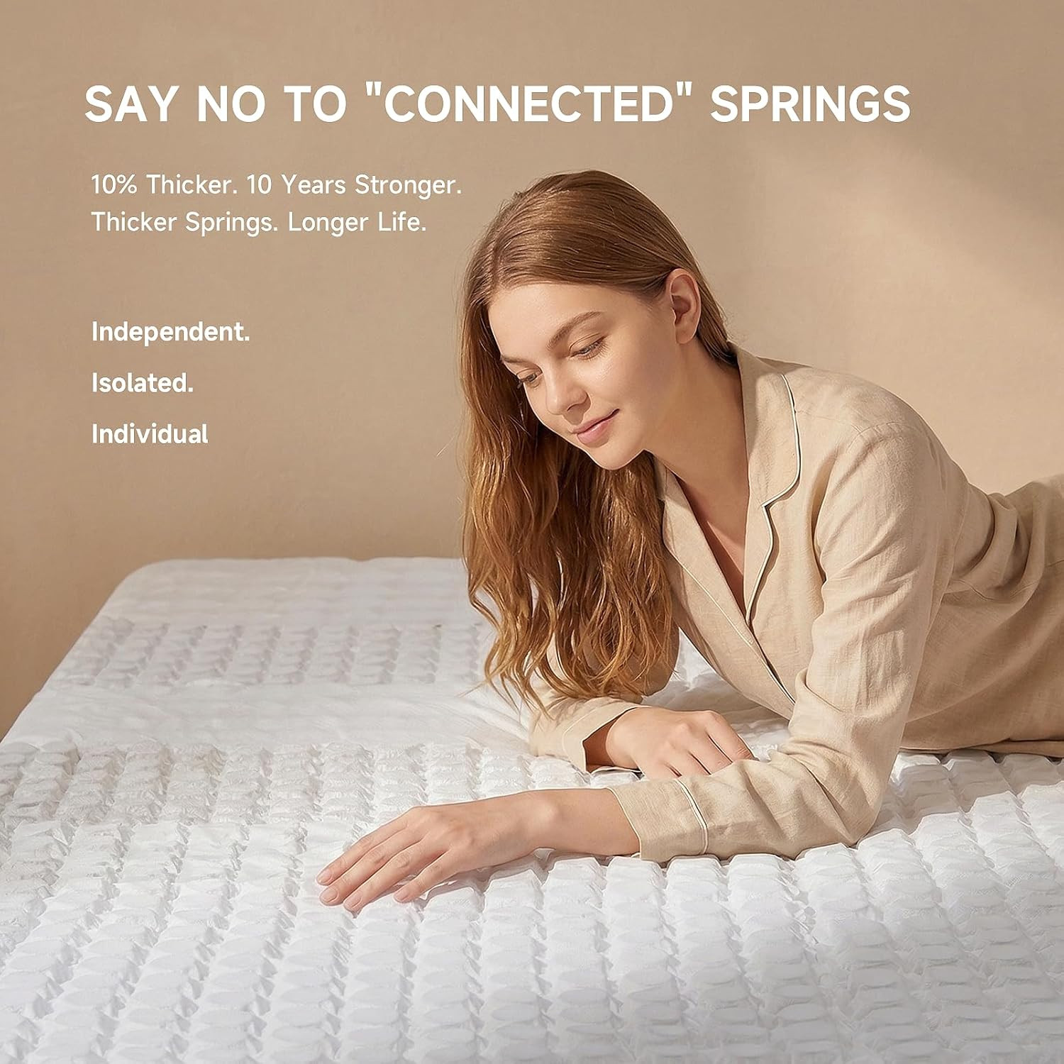 Queen Mattress 14 Inch,Queen Size Mattresses in a Box,Memory Foam Hybrid Mattres