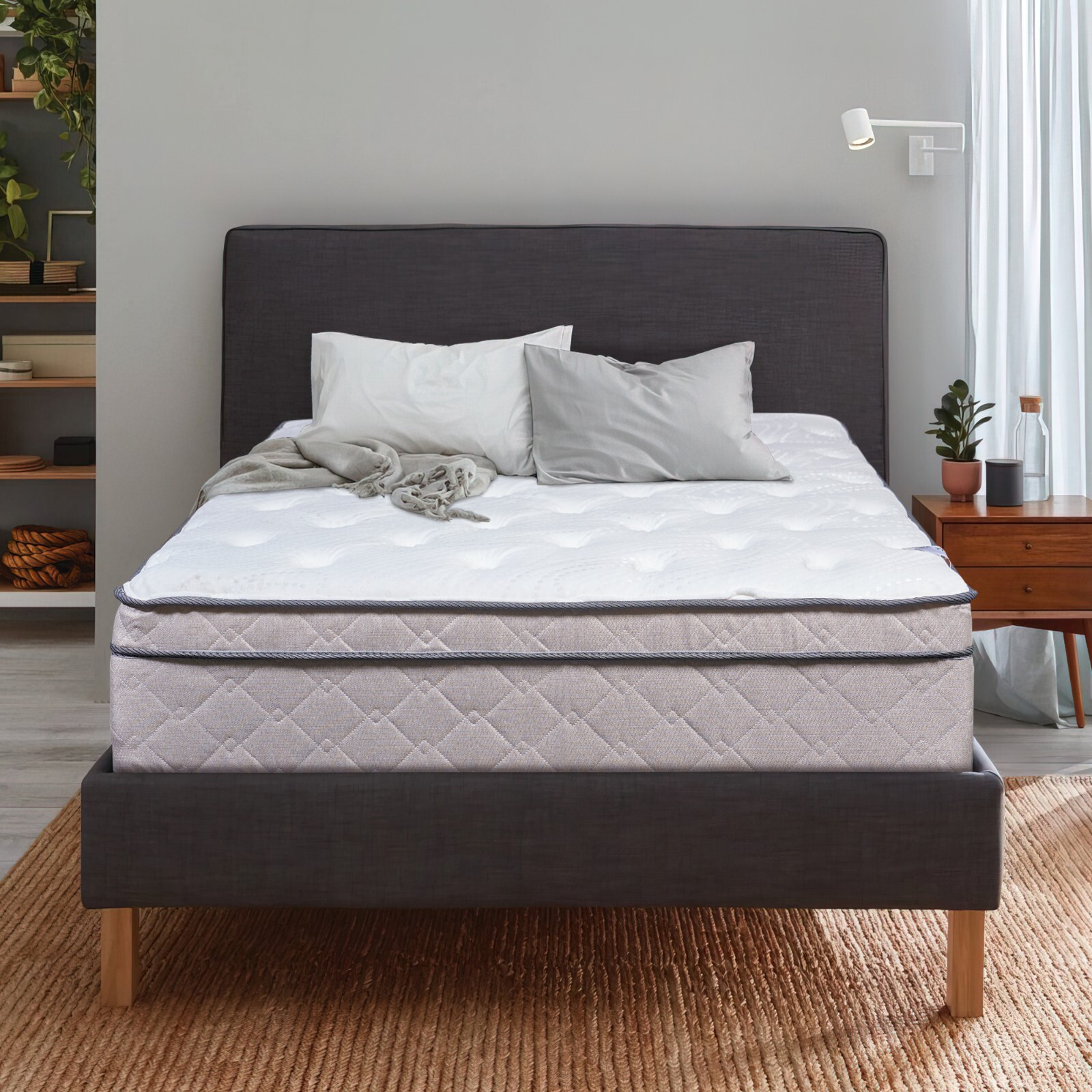 Continental Sleep, 12-Inch Ultra Plush Pocket Coil Hybrid Mattress