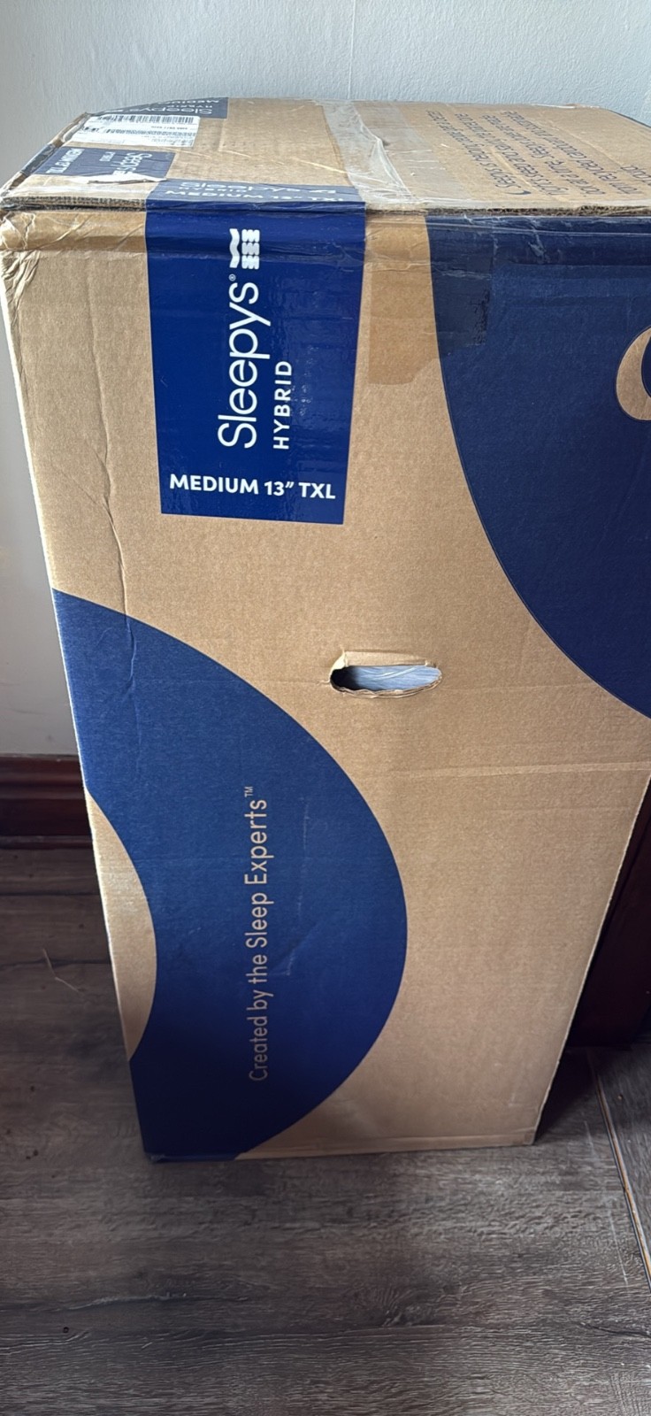 Brand new, still in box mattress twin xl. Sleepy’s hybrid 13” medium.