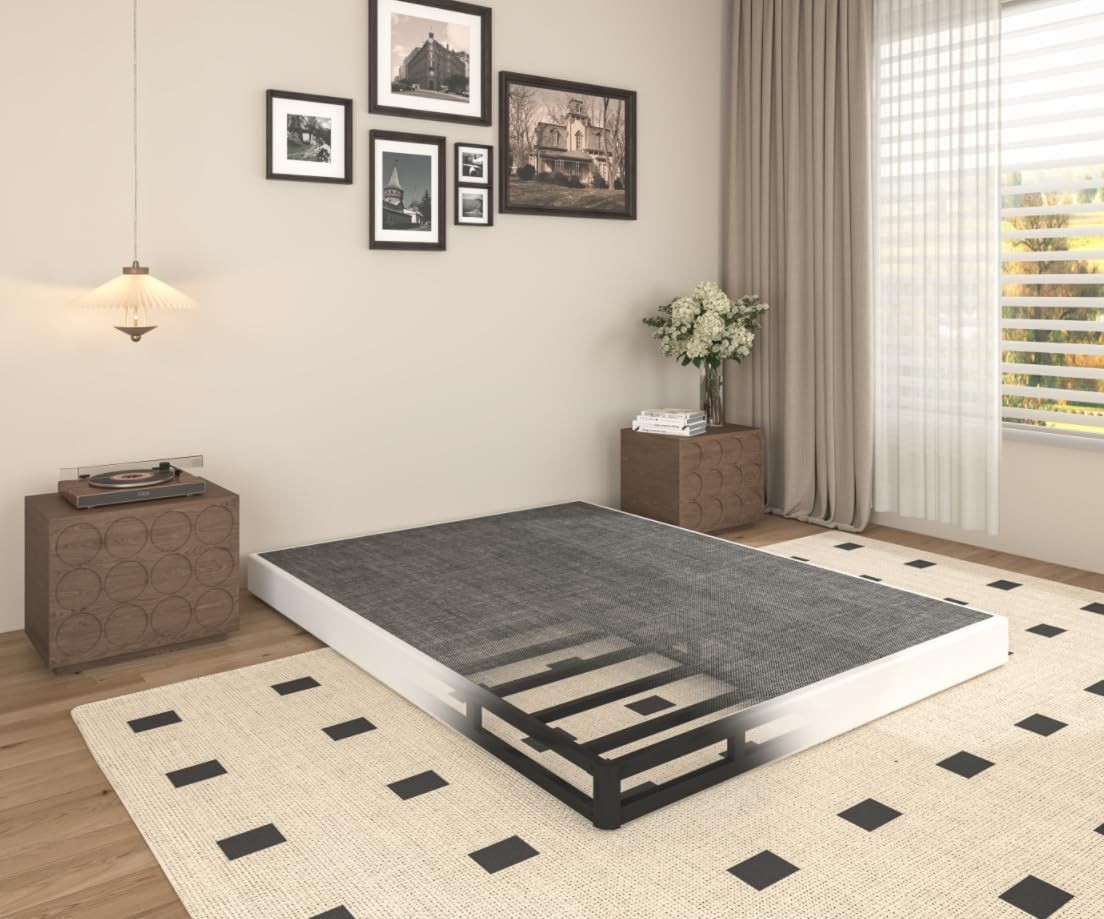 3000 lbs Metal Mattress Foundation, Heavy Duty
