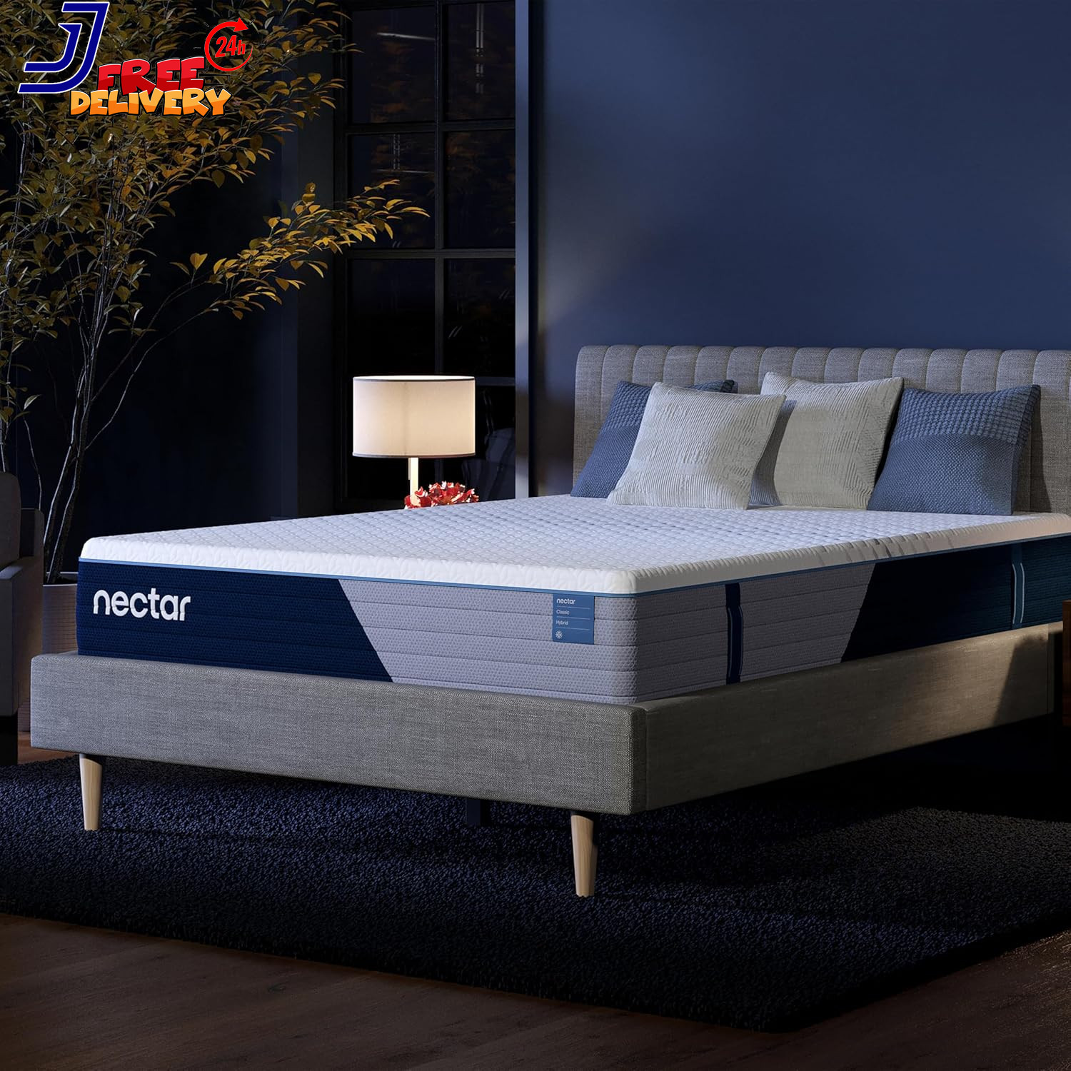 Classic Hybrid 12” King Mattress Medium Firm Memory Foam & Innerspring Coils