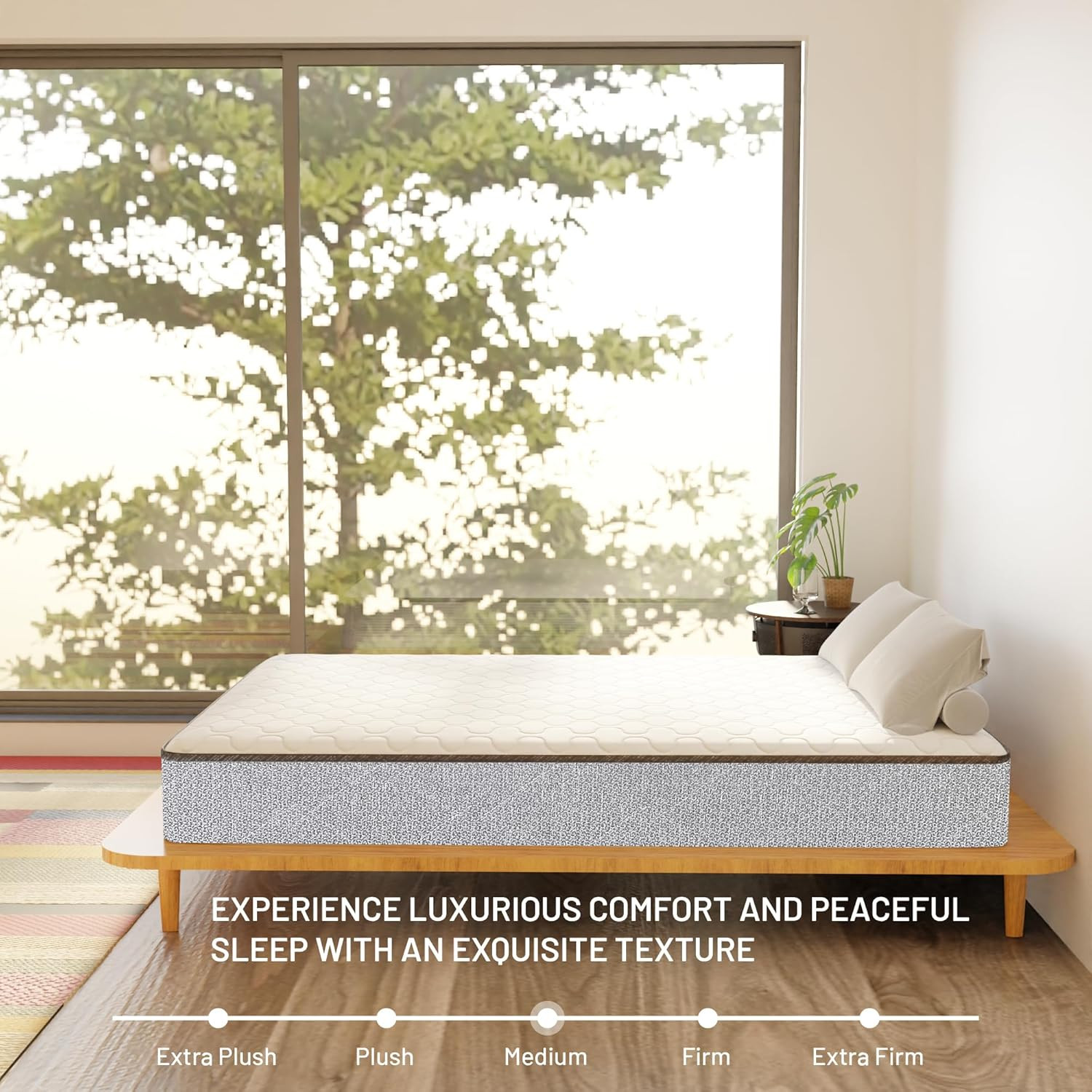 7-Inch Medium Firm High Density Foam Mattress for Cool, Supportive Sleep 75″x30