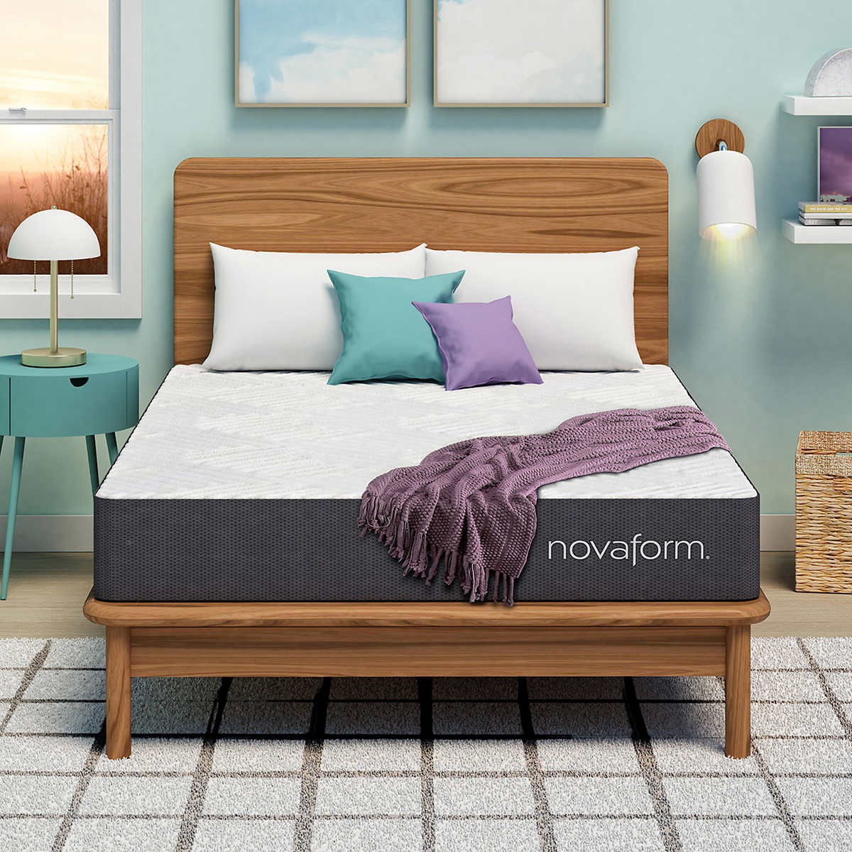 Novaform DreamAway 8″ Gel Memory Foam Mattress, Twin