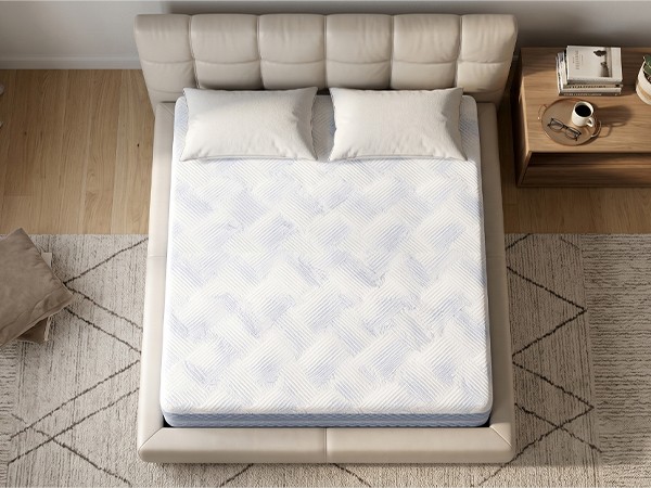 King Size Memory Foam Mattress CertiPUR-US & CFR-1633 Certified Safe Foam Bed