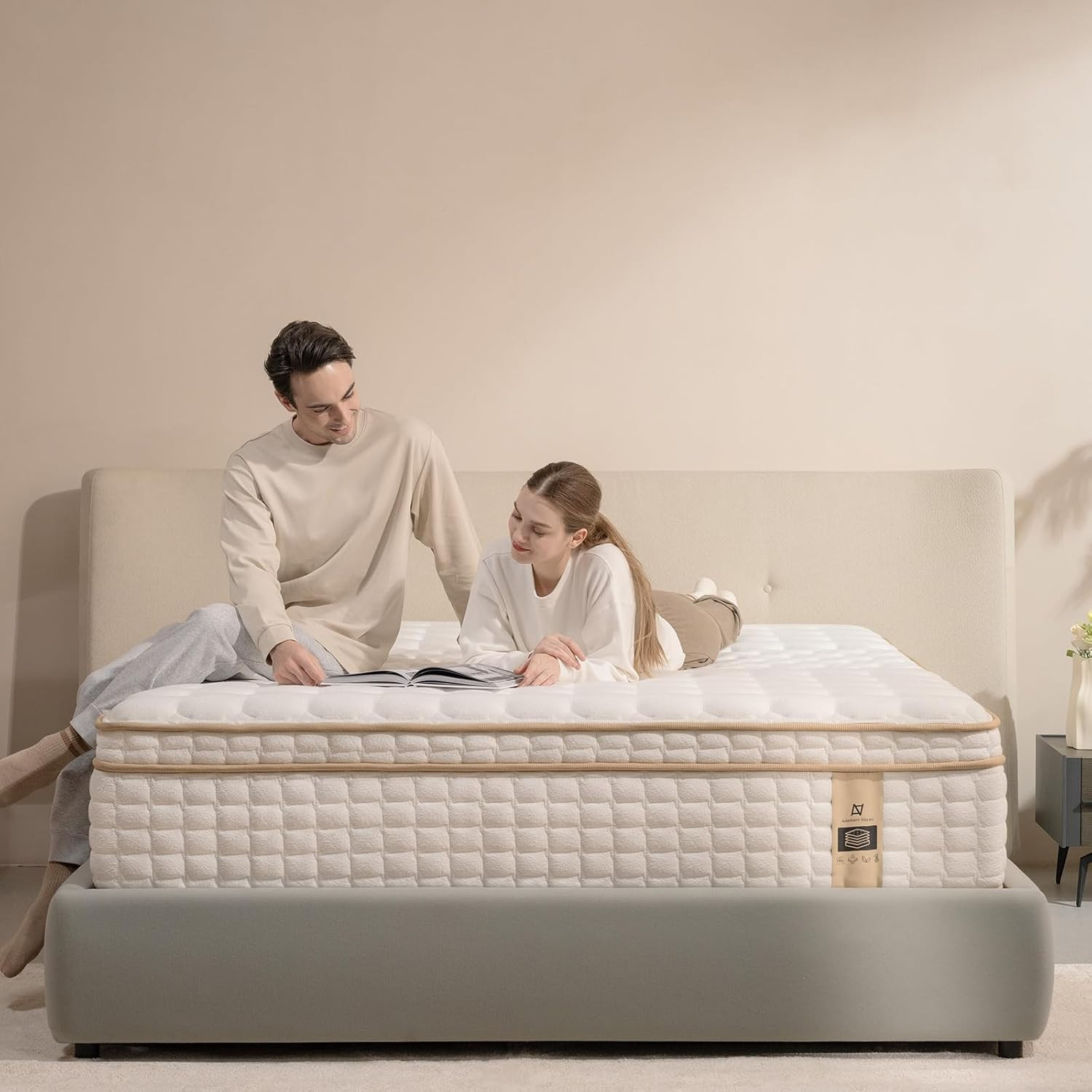 Queen Mattress,12 Inch Queen Size Mattresses in a Box,Memory Foam Hybrid Mattres