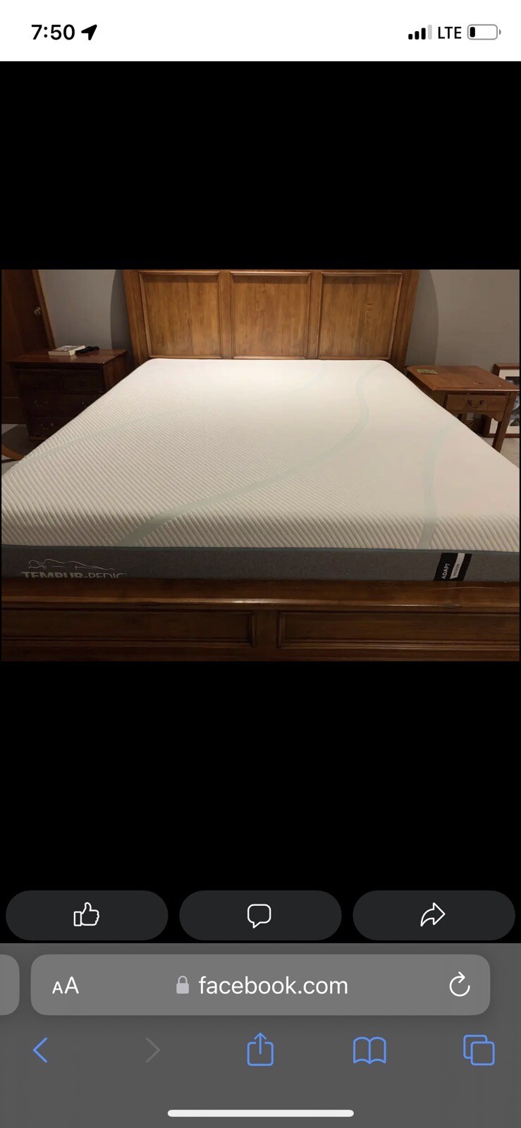 Tempur-Pedic Medium adapt mattress