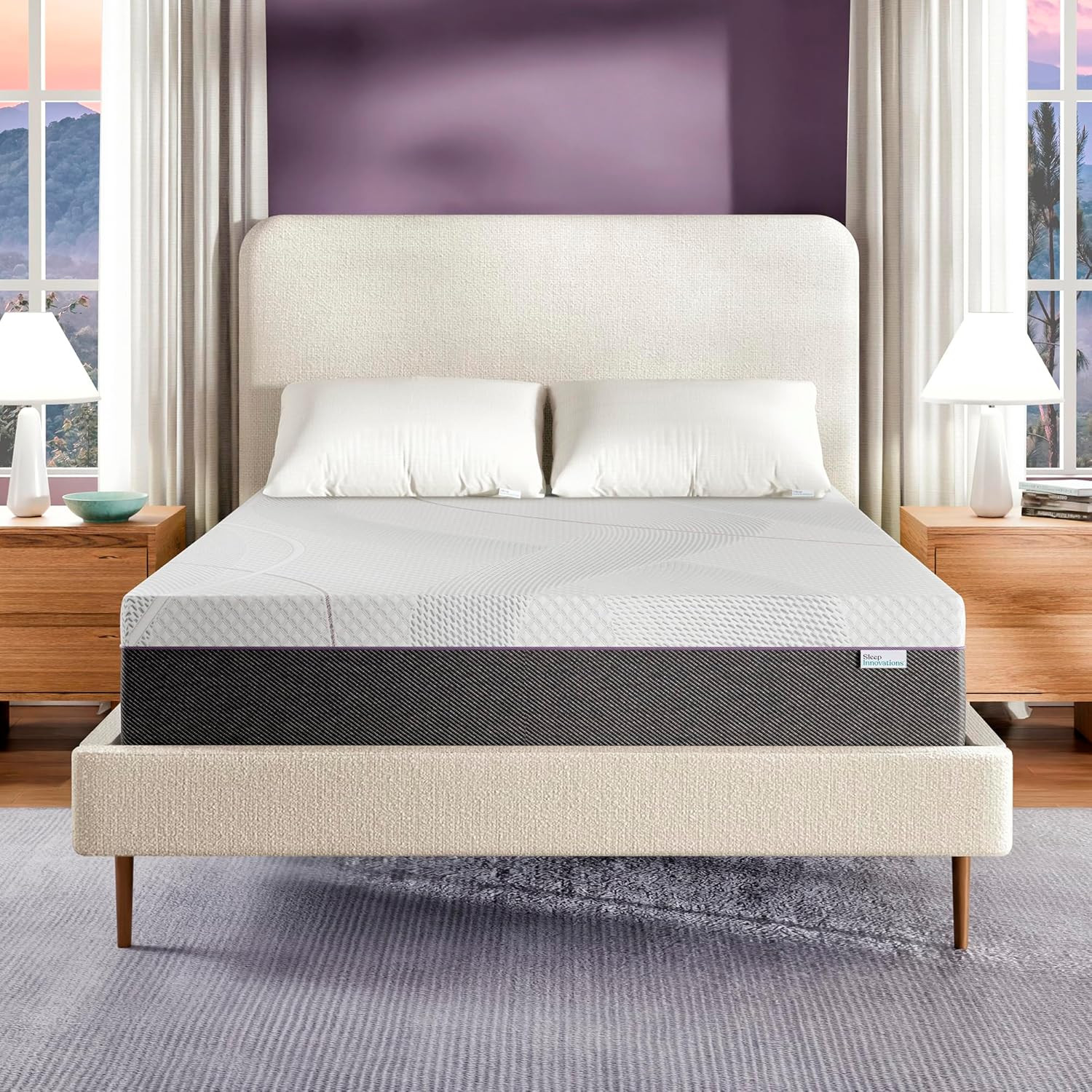 Shiloh King Size Green Tea Memory Foam Mattress – 14 Inch Medium Feel