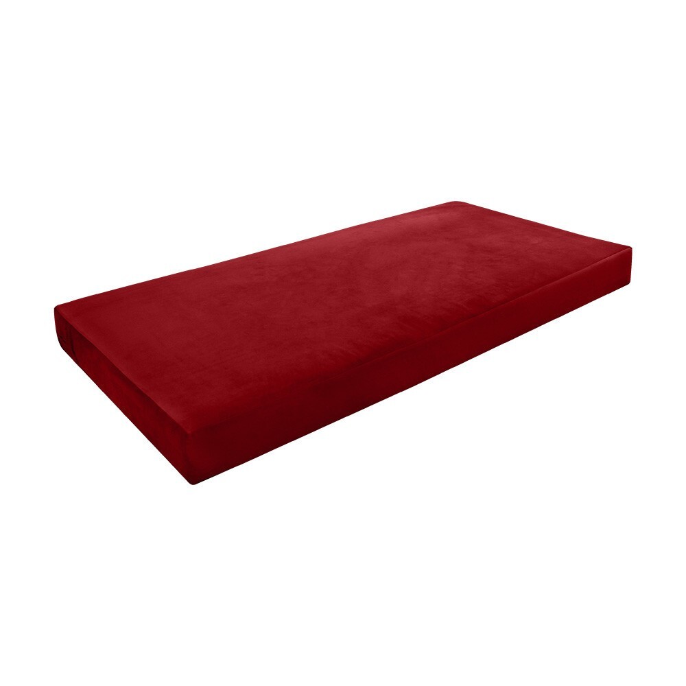 Knife Edge 6″ TWIN-XL 80x39x6 Velvet Indoor Daybed Mattress |COVER ONLY|-AD369