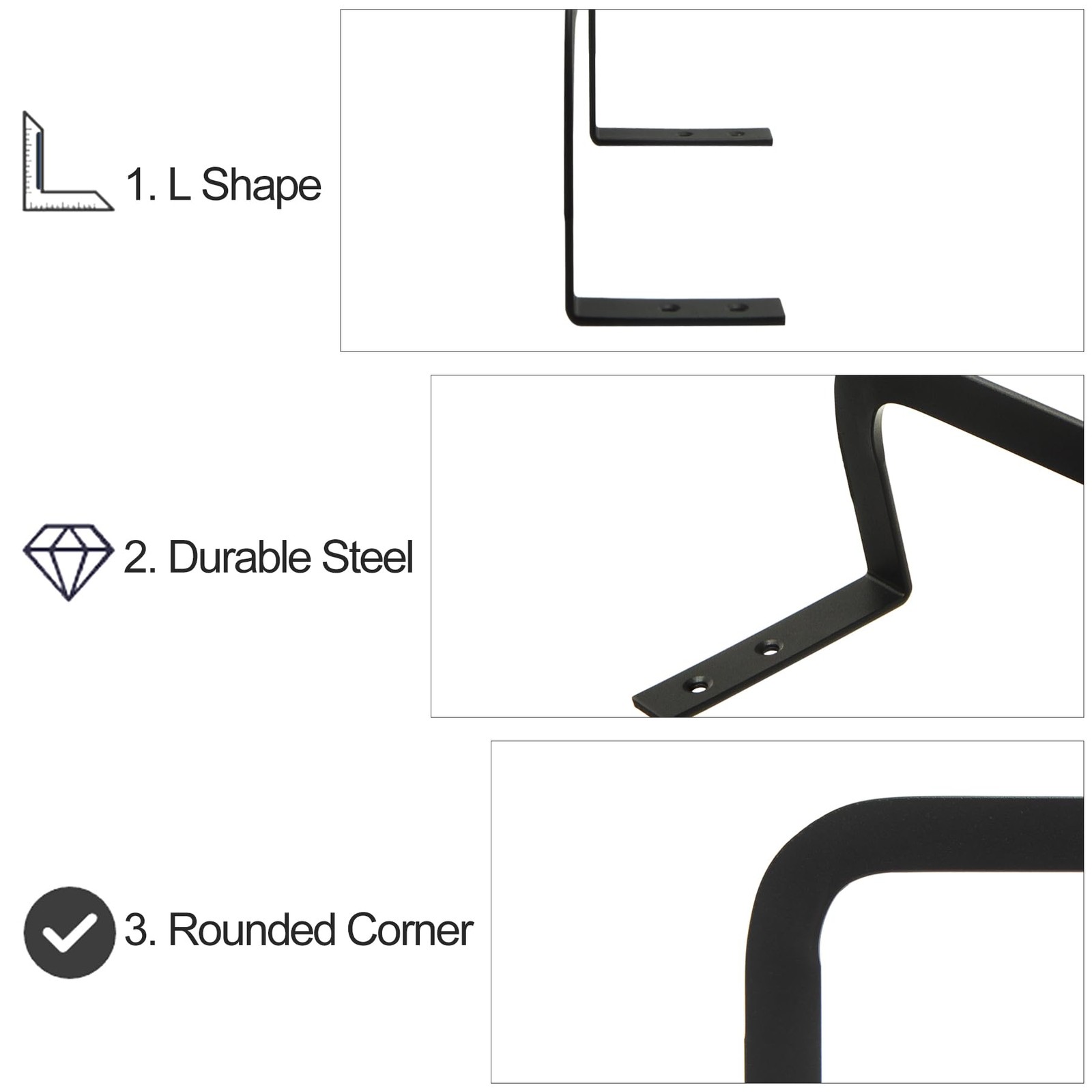 Mattress Retainer Bar Bracket Holder 4Pcs – Keeps Mattress from Sliding on Pl…