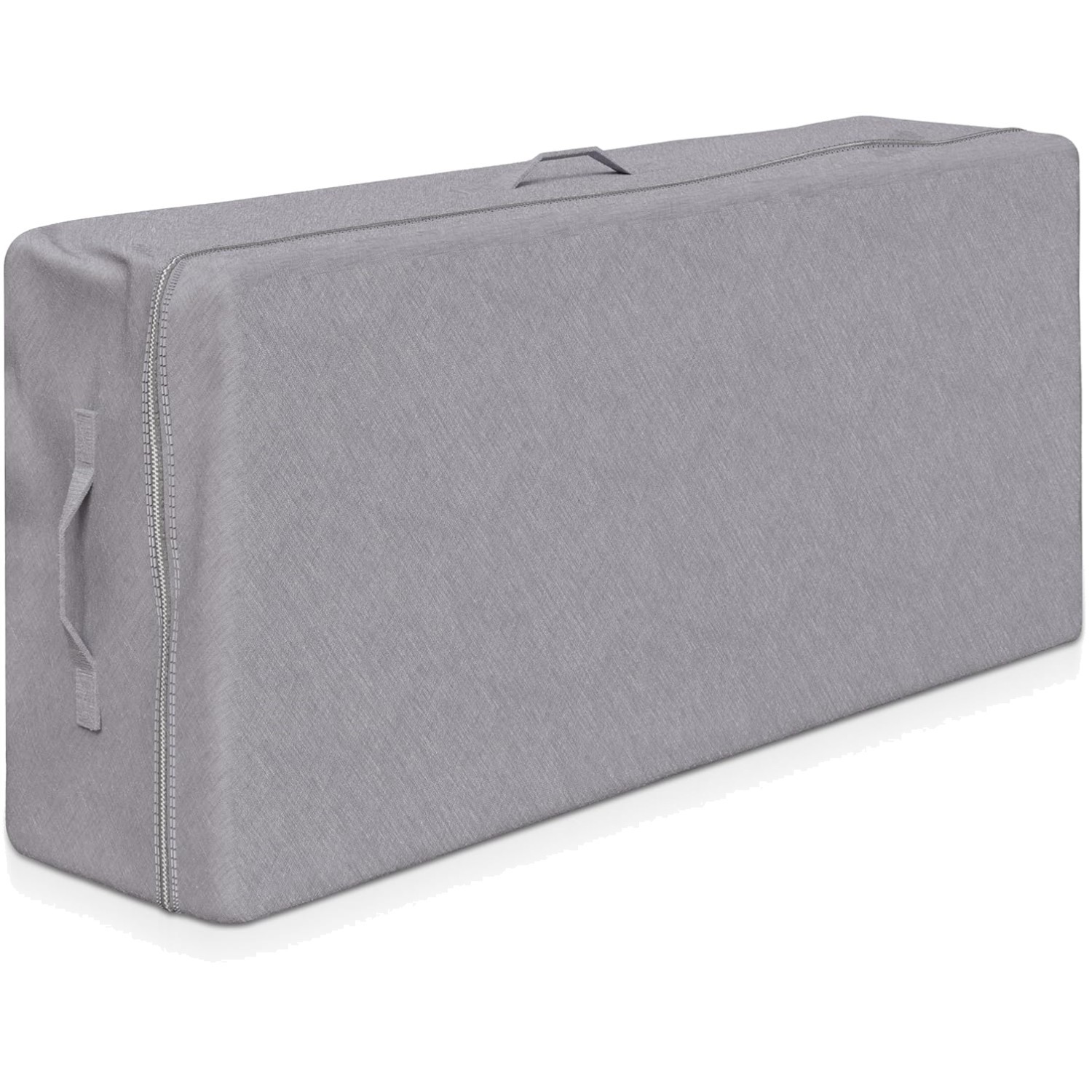 Lightweight Grey Carry Case for Queen Size 4″ Tri-Fold Mattress – Secure Travel