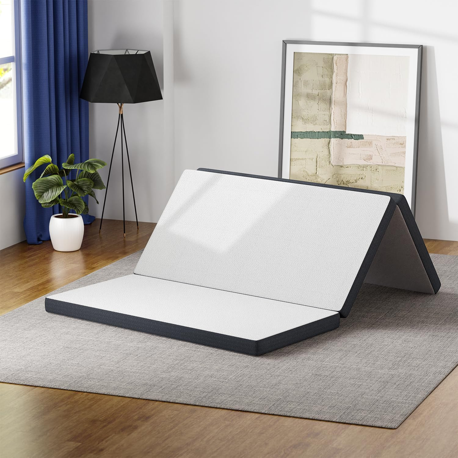 Foldable Medium-Firm Mattress for Kids & Adults – Washable Cover, RV & Camping U