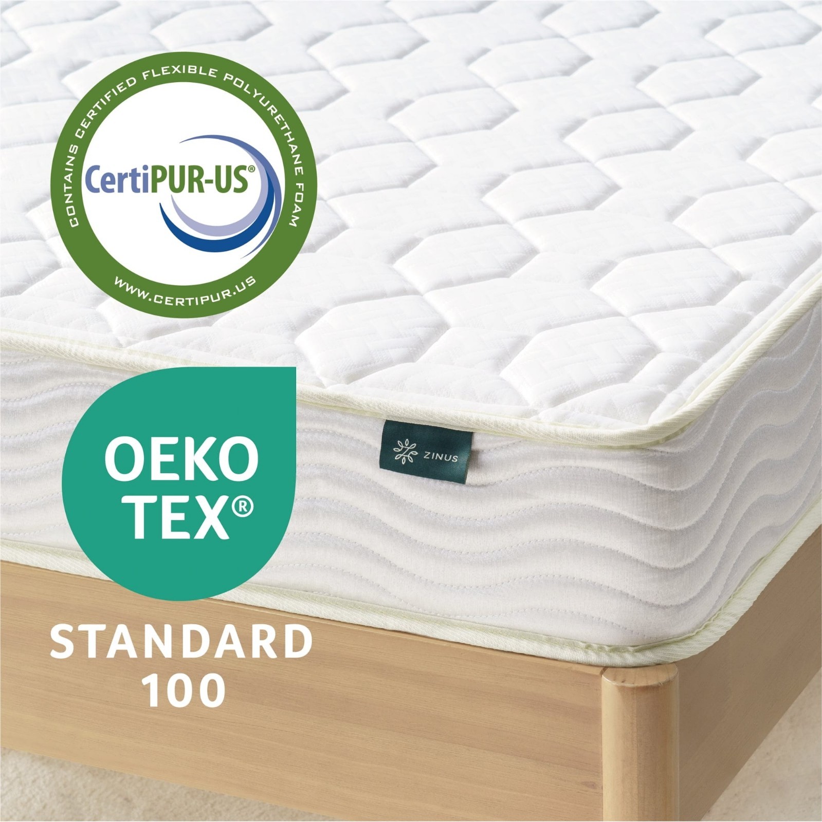 Zinus 6 Full Size Bonnell Innerspring Mattress – Firm Tight Top Bed in a Box