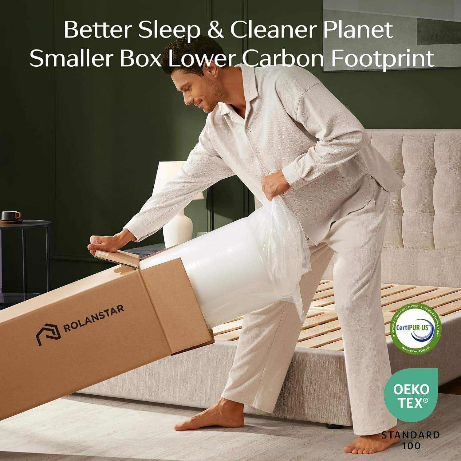 Twin Size Mattress Gel Memory Foam Supportive Breathable 6 Inch in a Box