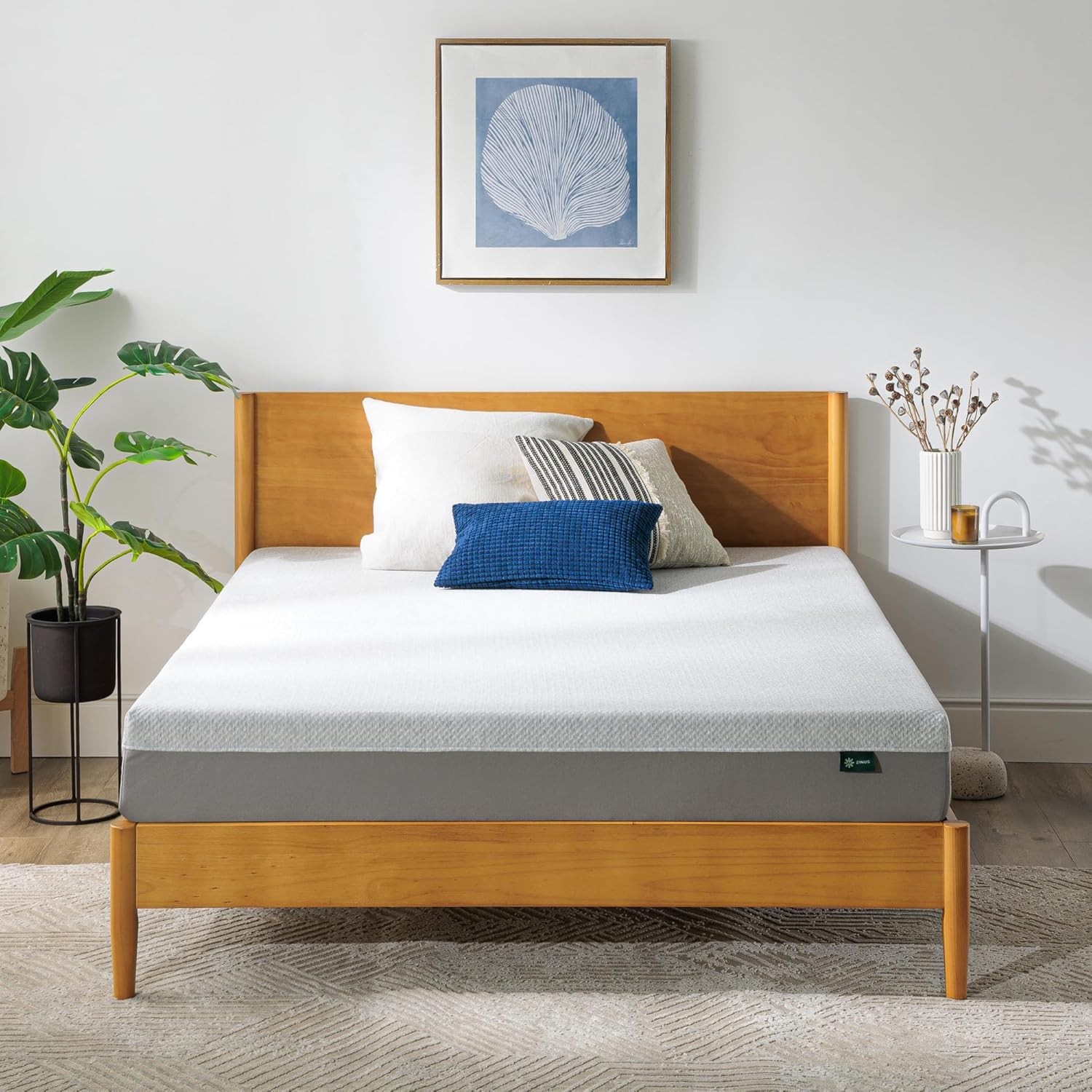 Zinus 6 Inch Ultima Memory Foam Mattress [New Version] Full Fiberglass Free