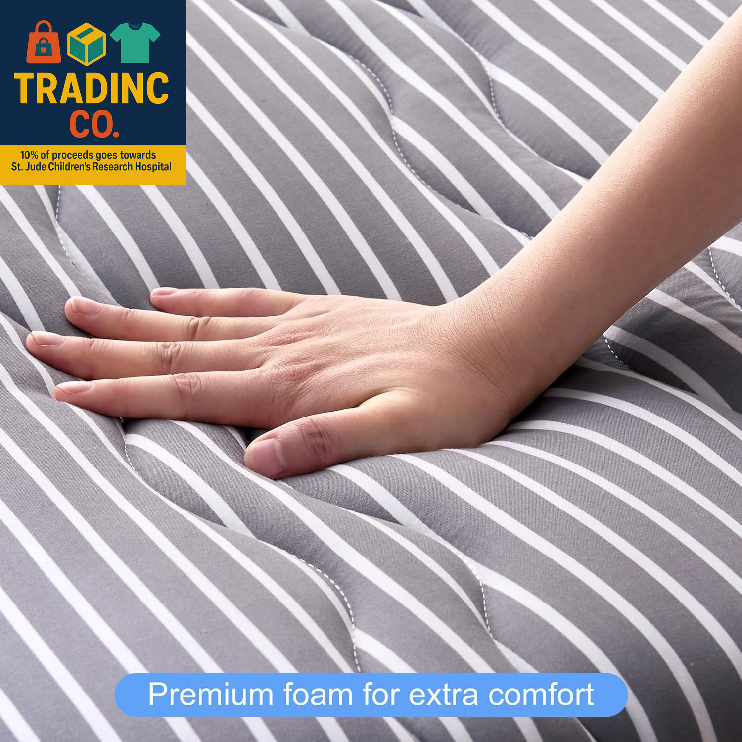 High-Density Foam Japanese Futon Mattress for Adults and Children, Portable Pad