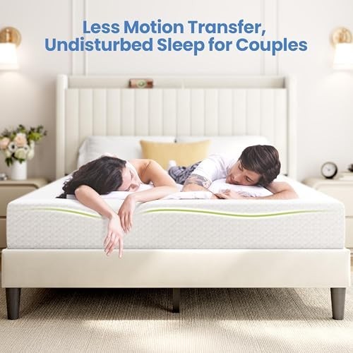 8″ Twin Mattress – 3 Layer Cooling Gel Memory Foam, Medium Firm, CertiPUR-US, Fr