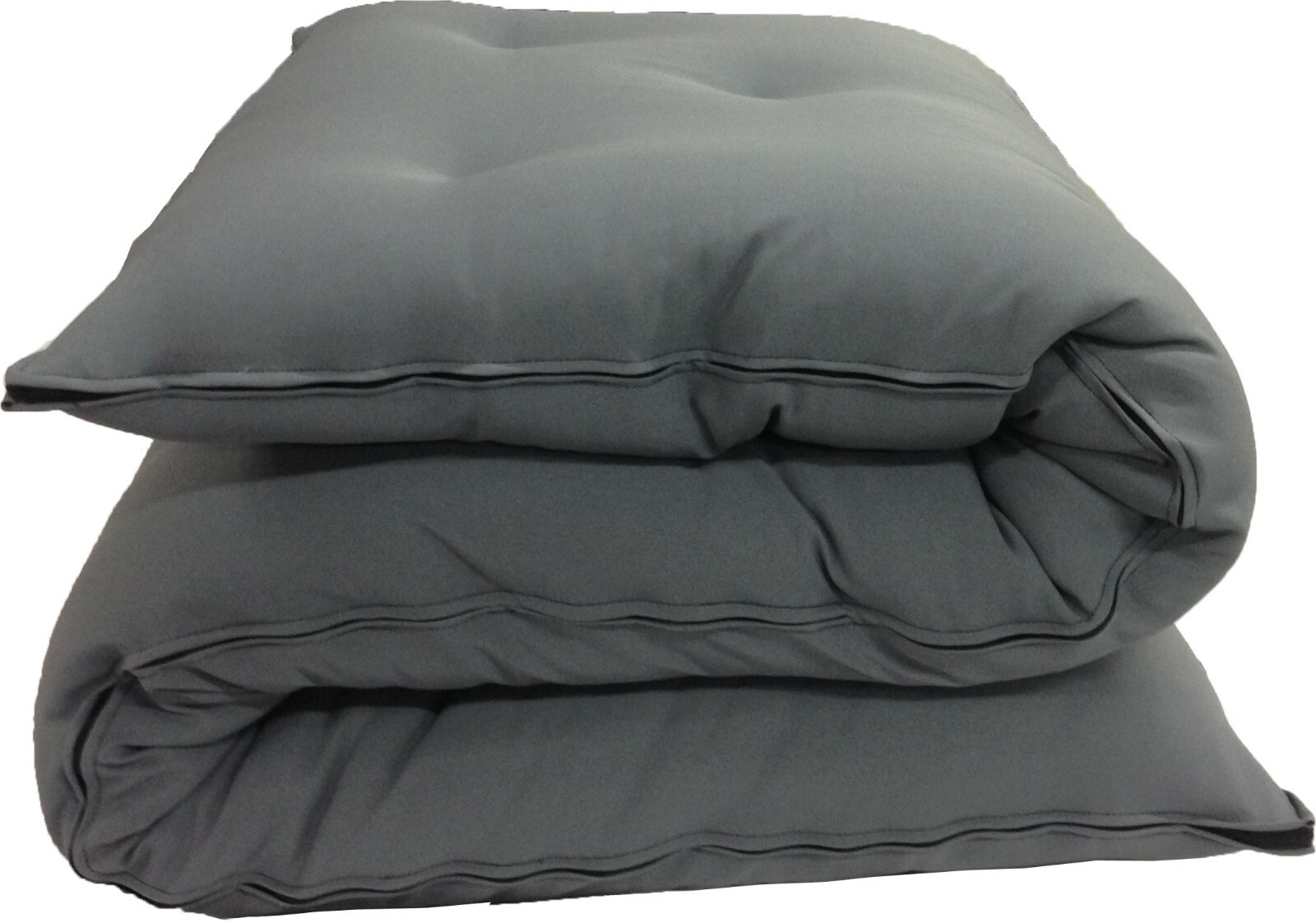 Japanese Floor Rolling Futon Mattresses, Cotton Pads 3 x 30 x 80, Gray