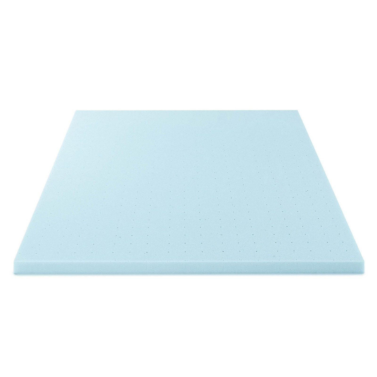 Best Price Mattress 2.5 Inch Ventilated Memory Foam Mattress Topper, Cooling Gel