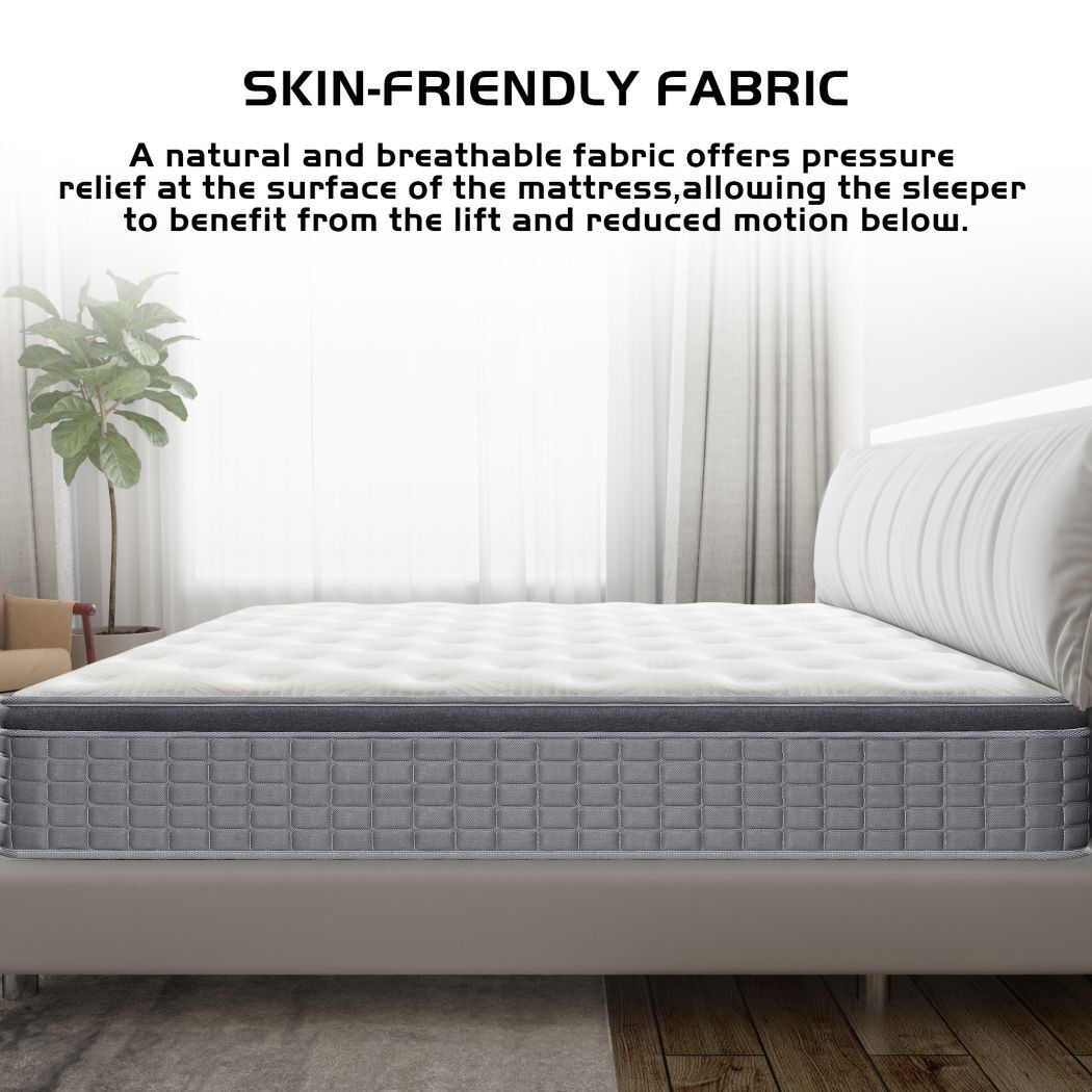 12″ 14″ Mattress in A Box Pocket Spring Memory Foam Twin Full Queen King Size