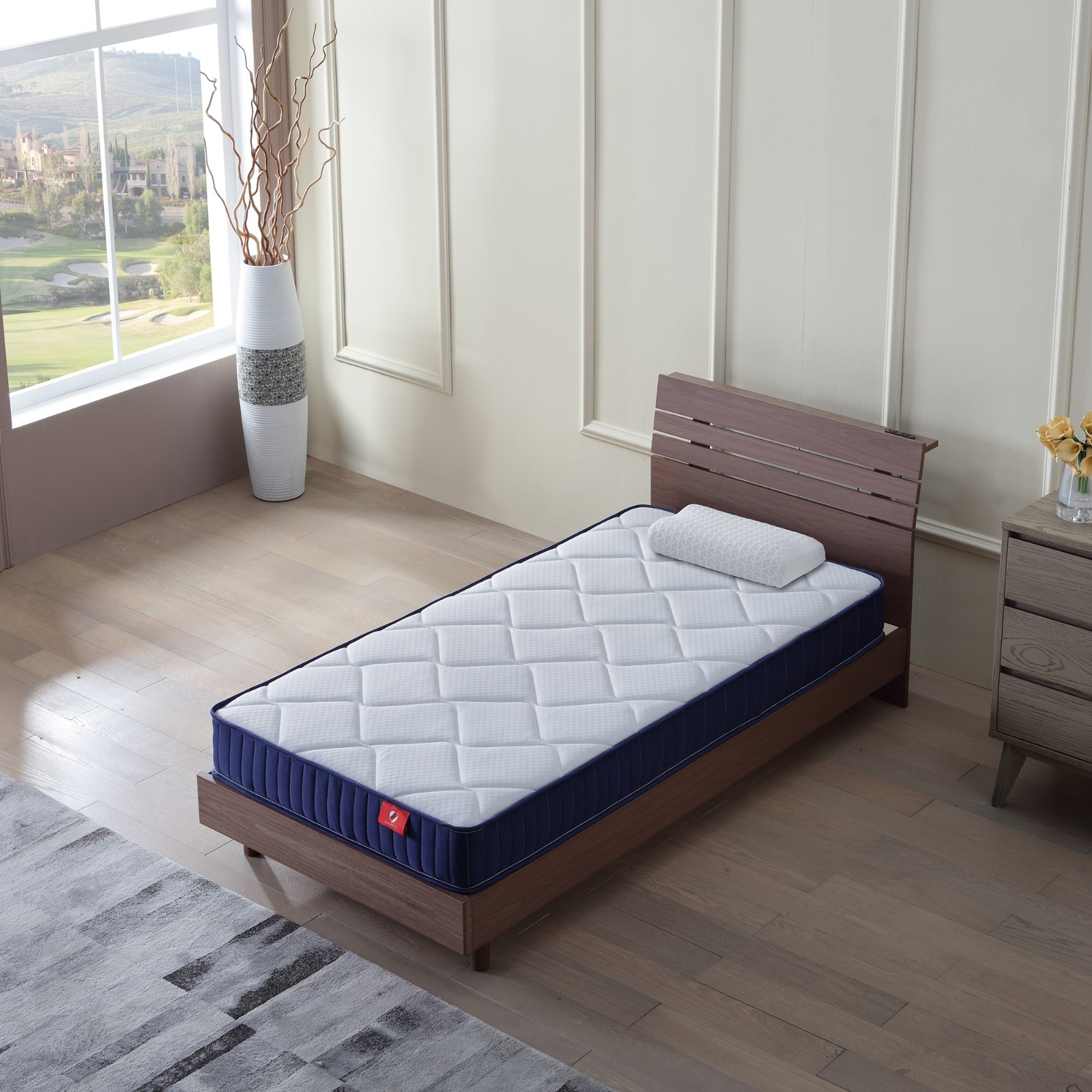 6″ Twin Hybrid Mattress – Motion Isolation, Pressure Relief, Medium Soft