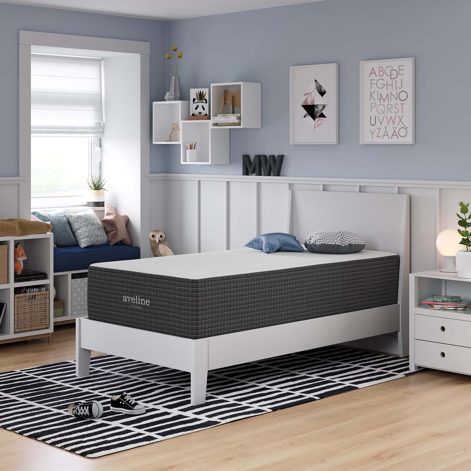 Modway 14” Cooling Gel-Infused Ventilated Memory Foam Twin Mattress