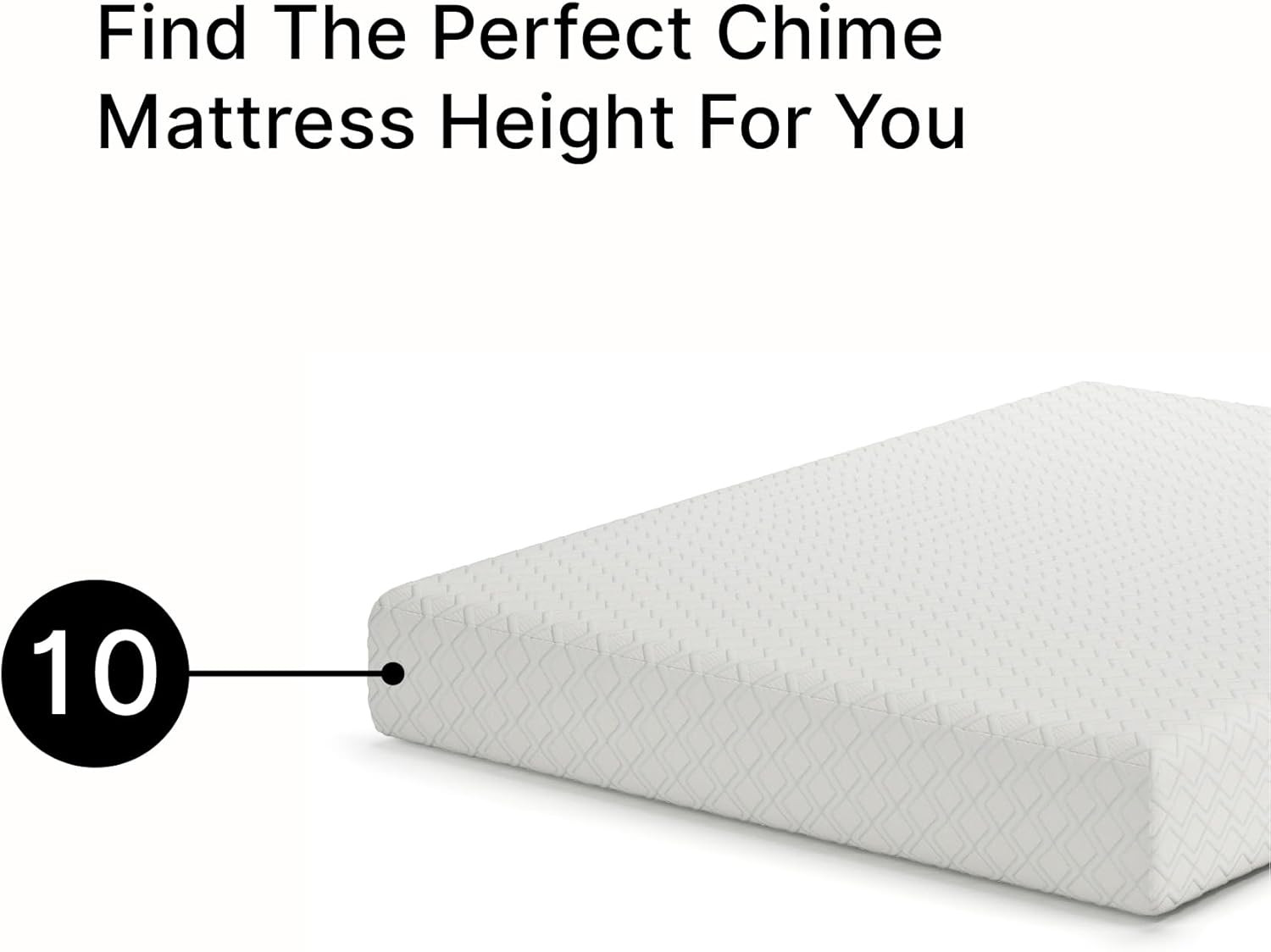 Signature Design by Ashley Queen Size Chime 10 Inch Medium Firm Memory Foam Matt