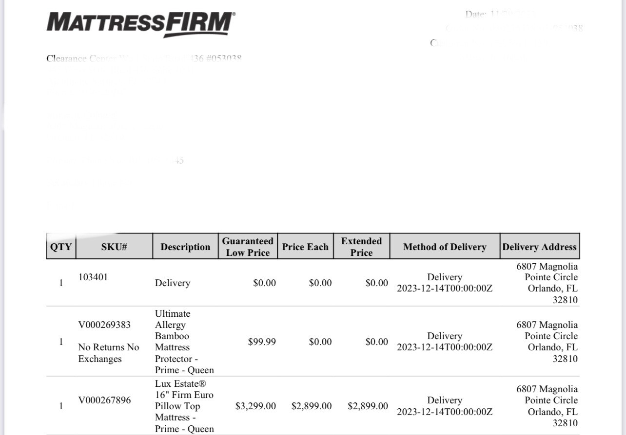 Queen Stearns & Foster Lux Estate Firm Euro Pillowtop Mattress
