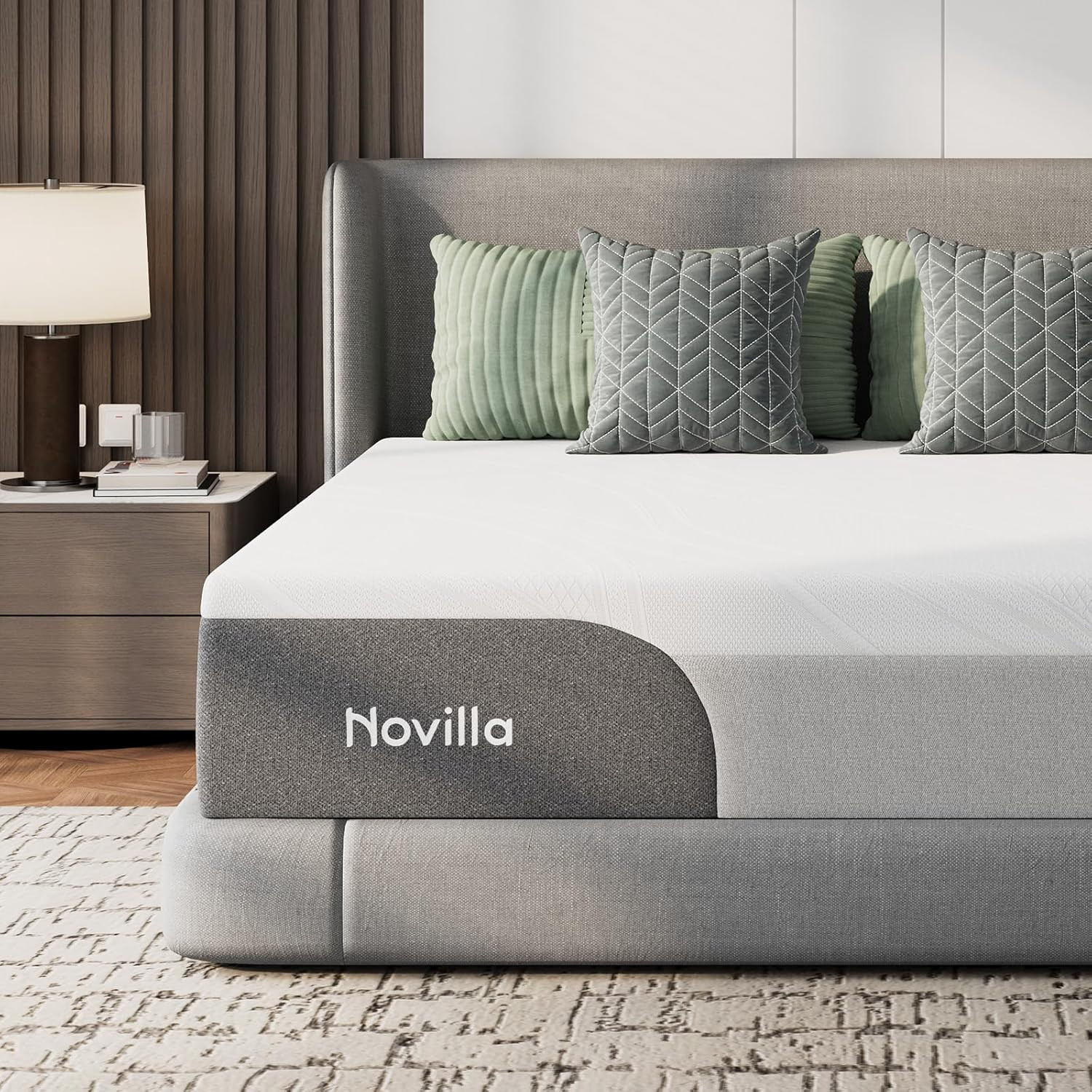 14 Inch King Size Mattress, Gel-Infused Bliss Cooling King Memory Foam Mattress