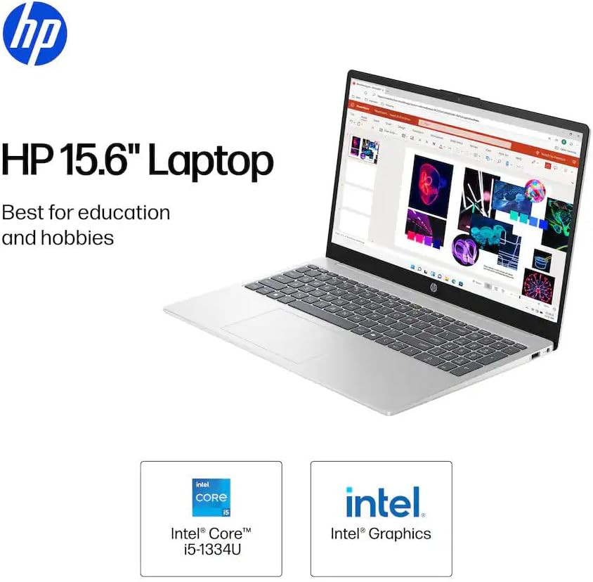 15.6″ FHD Touchscreen Laptop, 10-Core Intel I5-1334U(Beat I7-1255U up to 4.6Ghz)