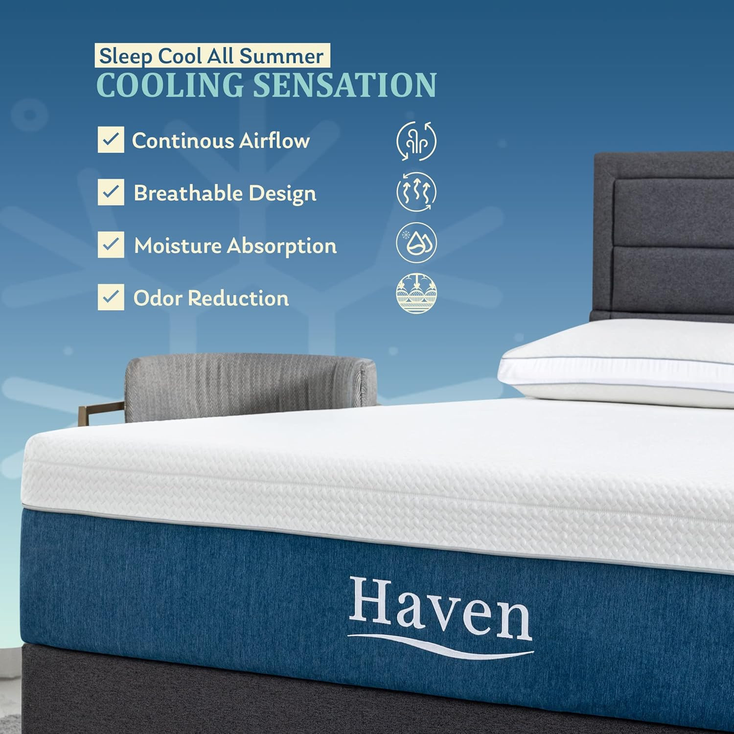 12″ Cooling Gel Memory Foam Mattress – Medium Firm, CertiPUR-US Certified