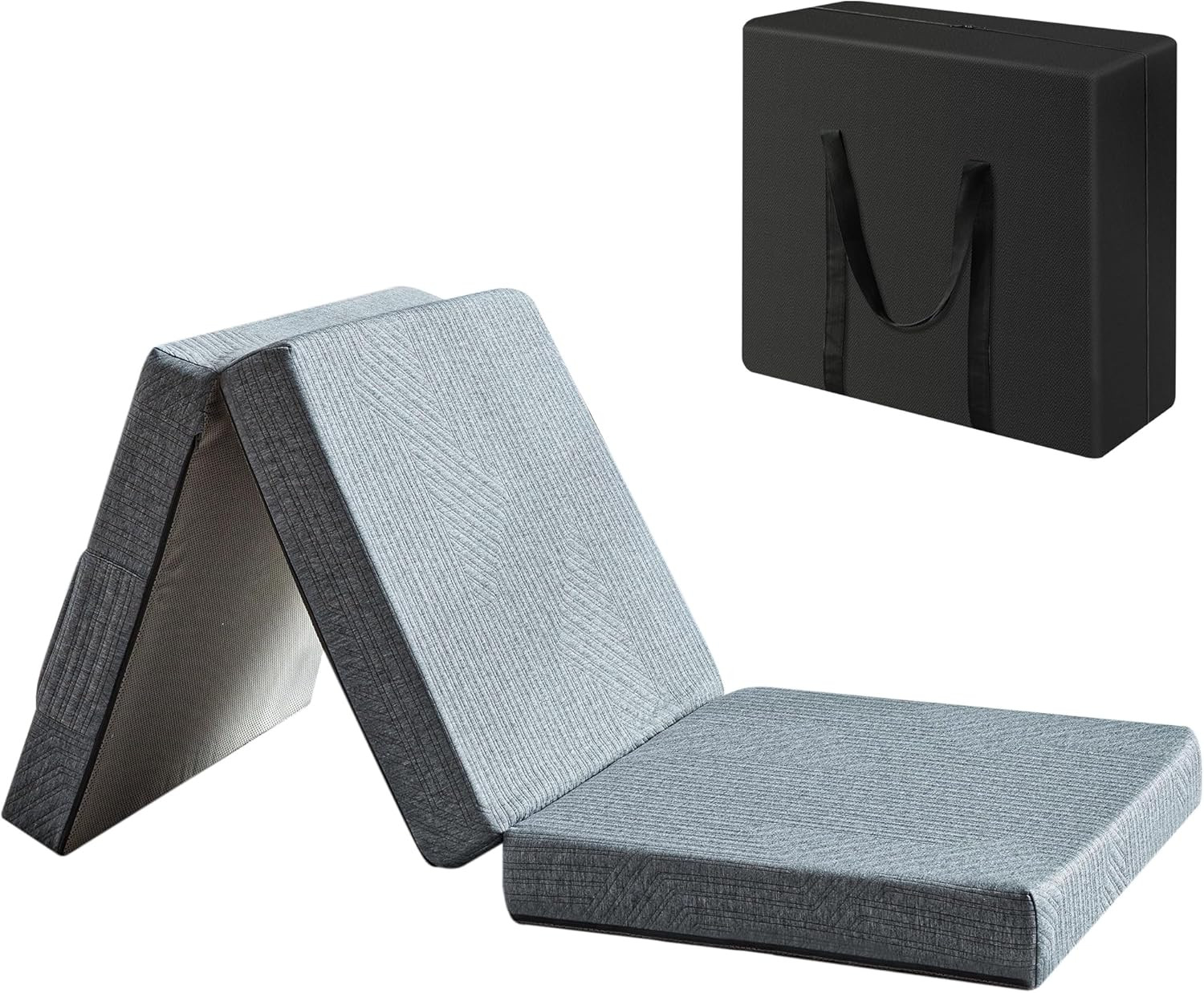 Queen Size Memory Foam Tri-Fold Mat – Portable, Washable & Lightweight
