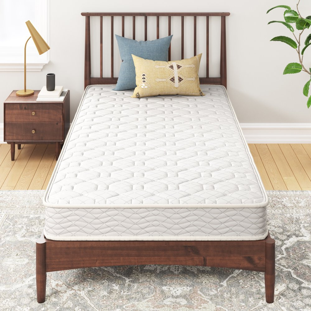 Colchon Twin De 75 x 39 x 6 Pulgadas Para Adultos y Niños Cama Calidad En Oferta