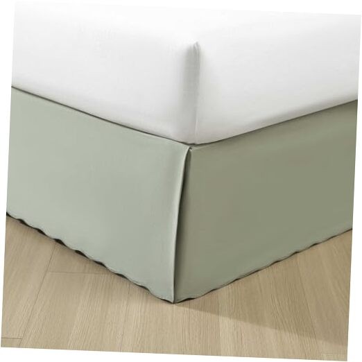 Stone Cottage – Falda de cama falda de cama de algodón a medida con Queen Verde