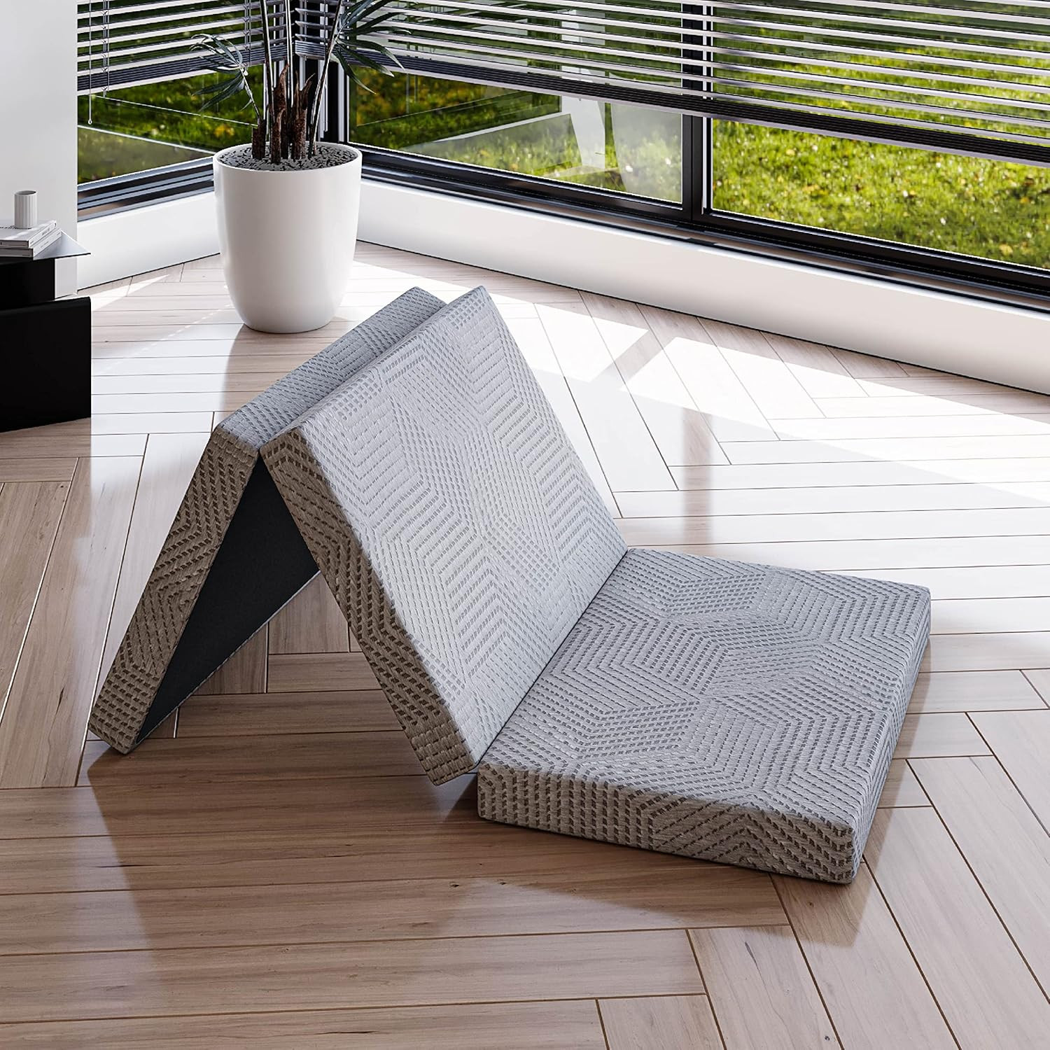 Folding Mattress 4 Inch Tri Folding Memory Foam Mattress