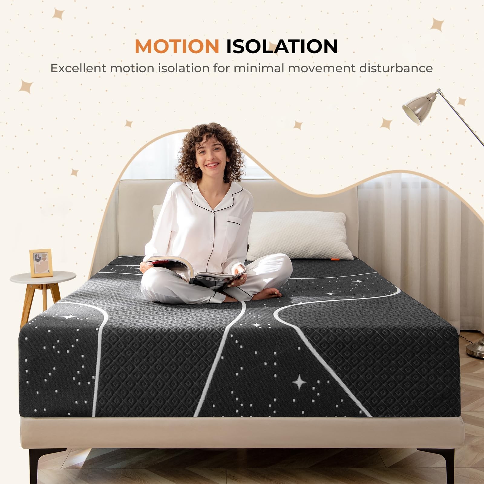 Full Size Mattress, 12 Inch Memory Foam Mattress for Pressure Relief & Motion…