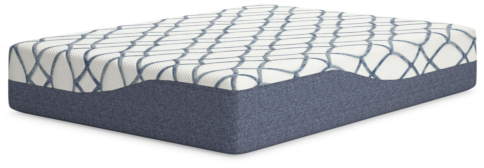 Signature Design by Ashley 14 Inch Chime Elite 2.0 King Mattress White/Blue