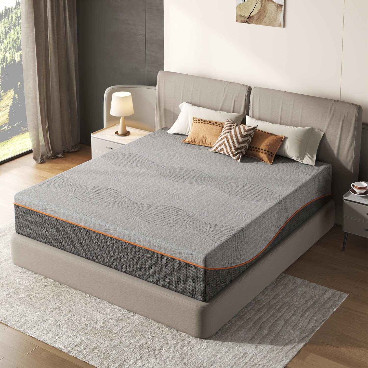12″ Twin/Full/Queen/King Memory Foam Mattress Medium Soft CertiPUR-US Certified