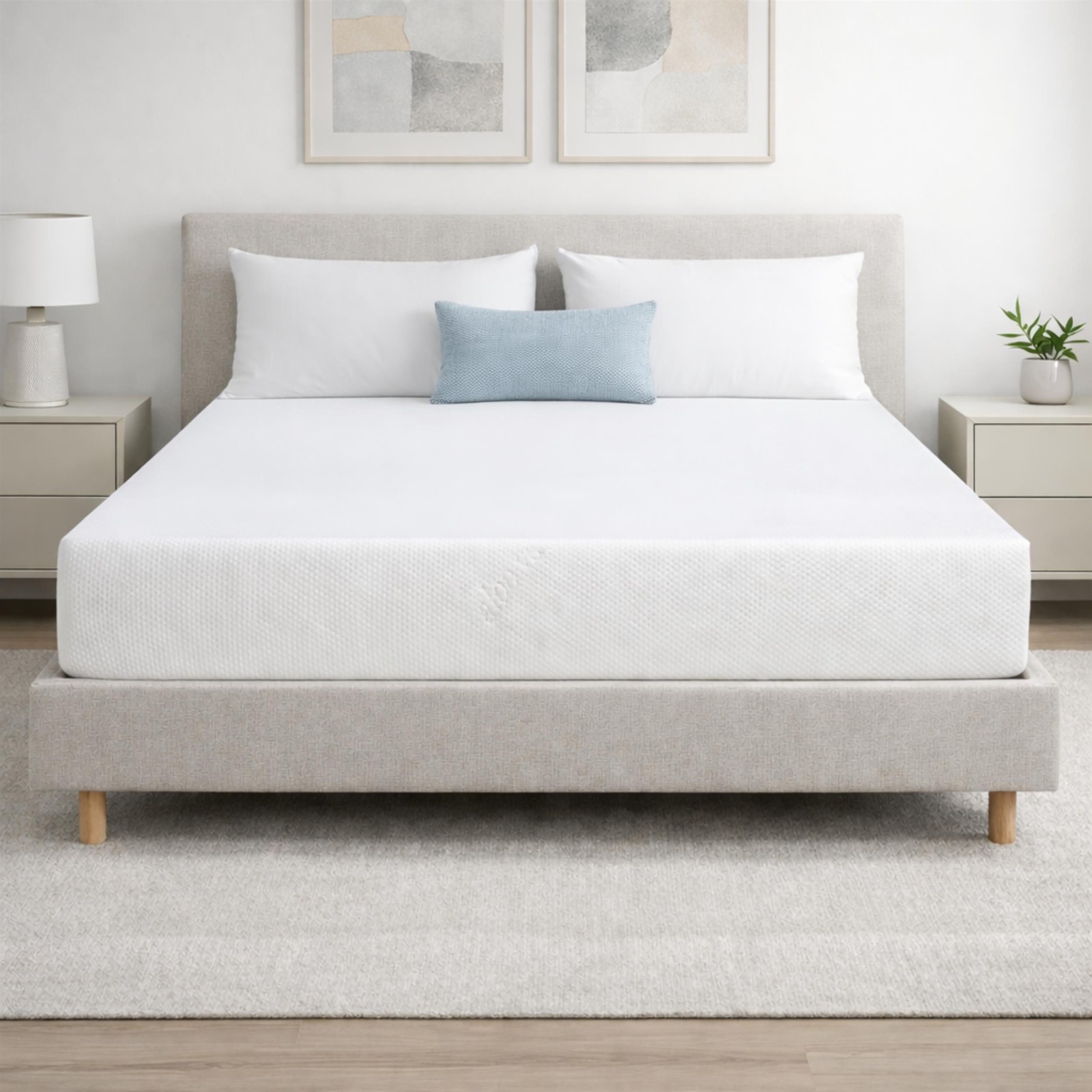 Divine King Medium Gel Foam 8 in. Mattress