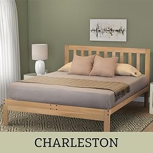 KD Fres Fold Platform Bed – Full Bed Fre – Unfinished Wood Bed Fre –