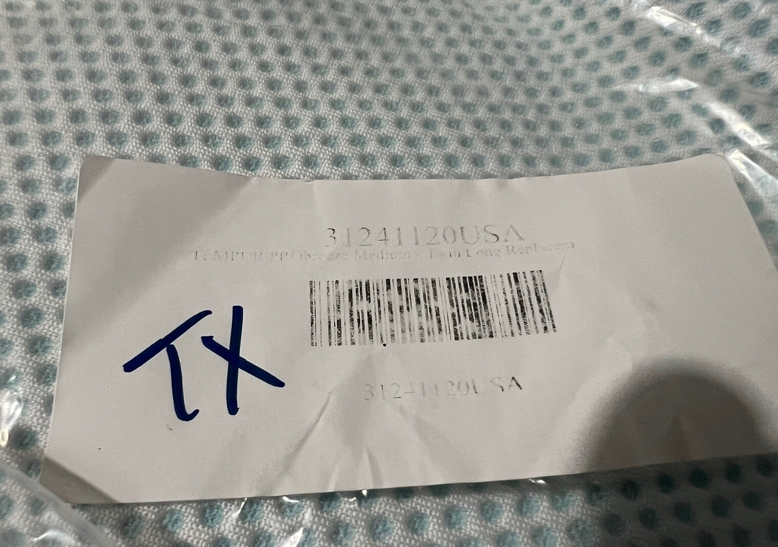 New -Tempur-Pedic ProBREEZE Medium Twin XL Replacement TOP Panel # 31241120