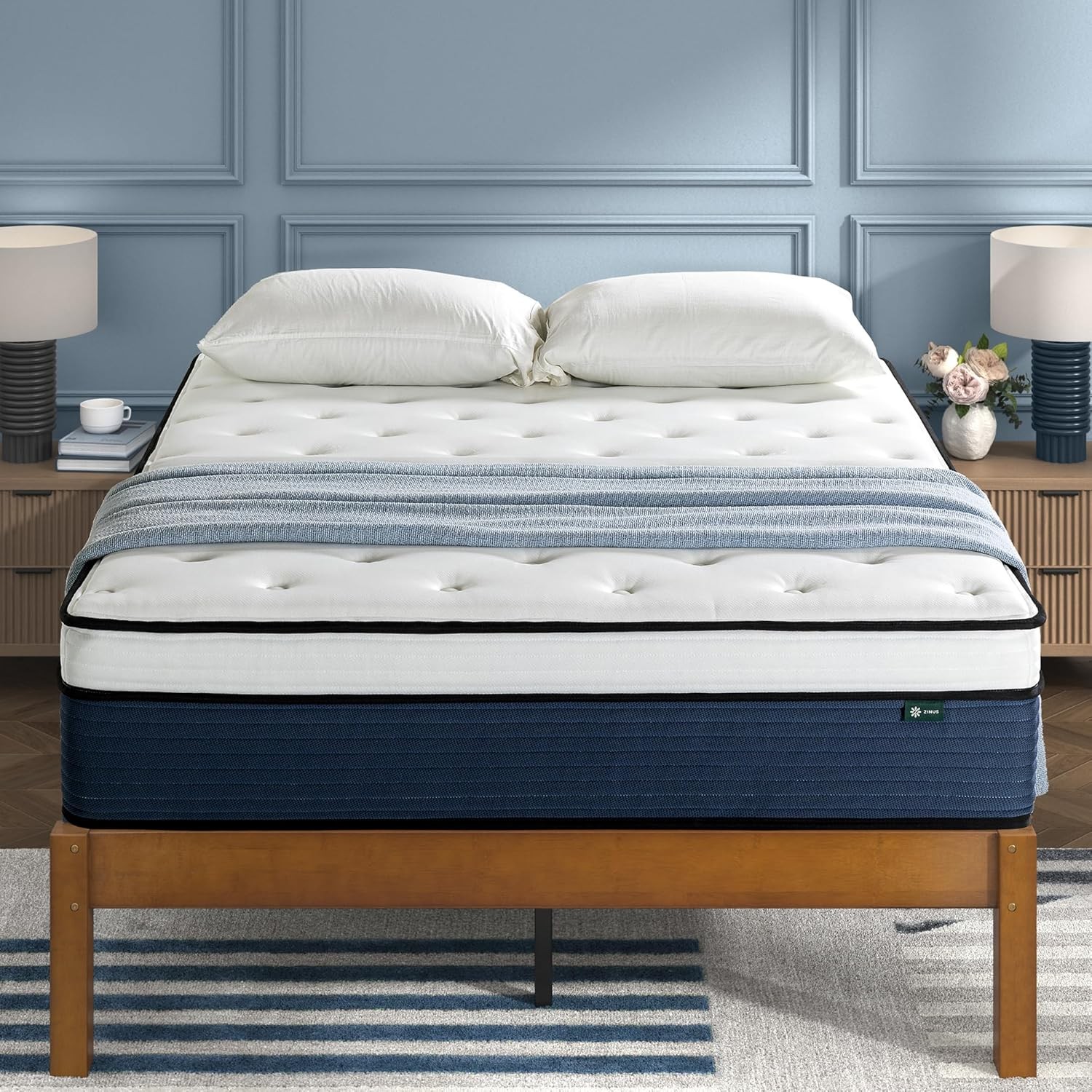 Zinus 14 Inch Cooling Comfort Hybrid Mattress Queen