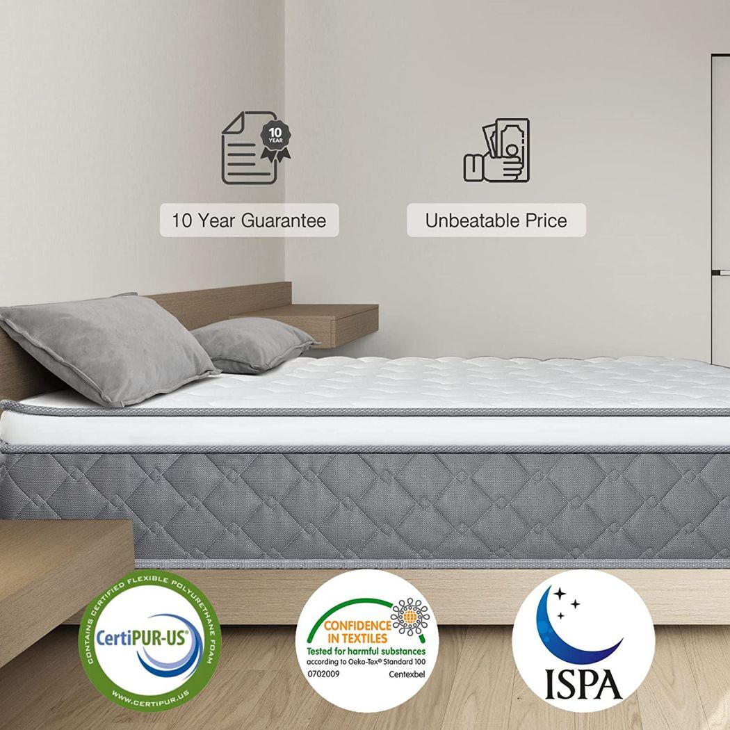 12 Inch Memory Foam Hybrid Queen Size Mattresses Pocket Spring Mattress in a Box