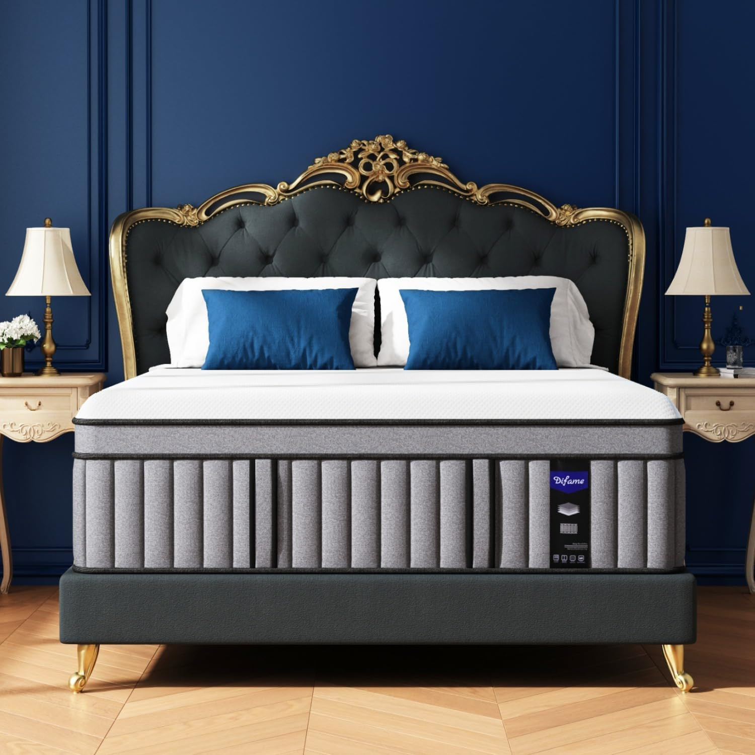 DIFAME California King Mattress, (2026 Upgraded) Hotel-Level Luxury Medium Firm