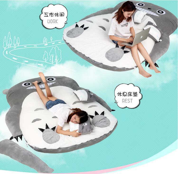 Cartoon mattress lazy sofa bed Single cartoon tatami mats Lovely creative small
