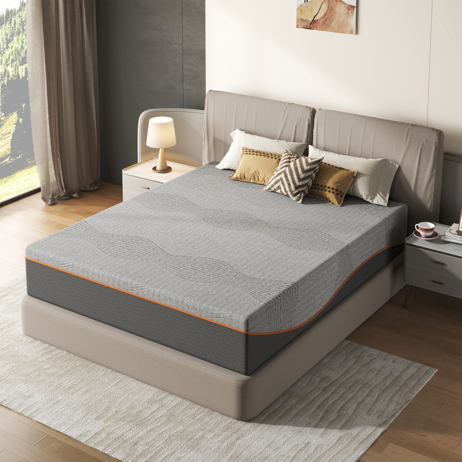 12″ Twin/Full/Queen/King Memory Foam Mattress Medium Soft CertiPUR-US Certified