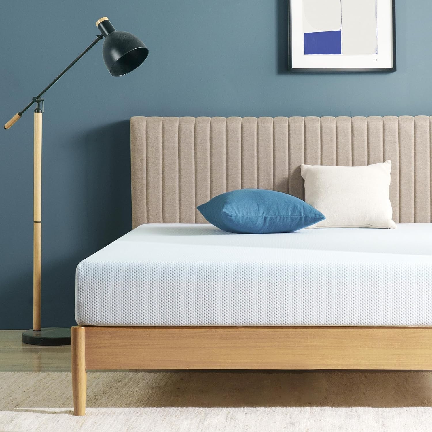ZINUS 8 Inch Green Tea Cooling Memory Foam Mattress [New Version], Full, White