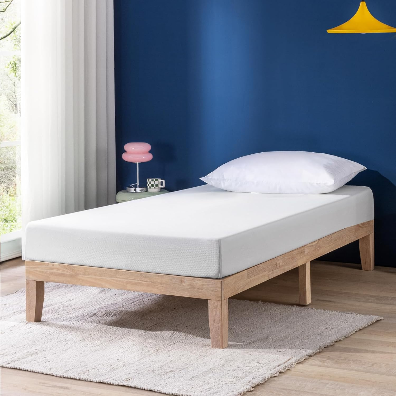 6 Inch Memory Foam Mattress, Medium Firm, Cooling Gel Infused, Certified Safe Fo