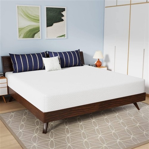 King 10” Charcoal Infused Memory Foam Mattress with Removable Washable Cover