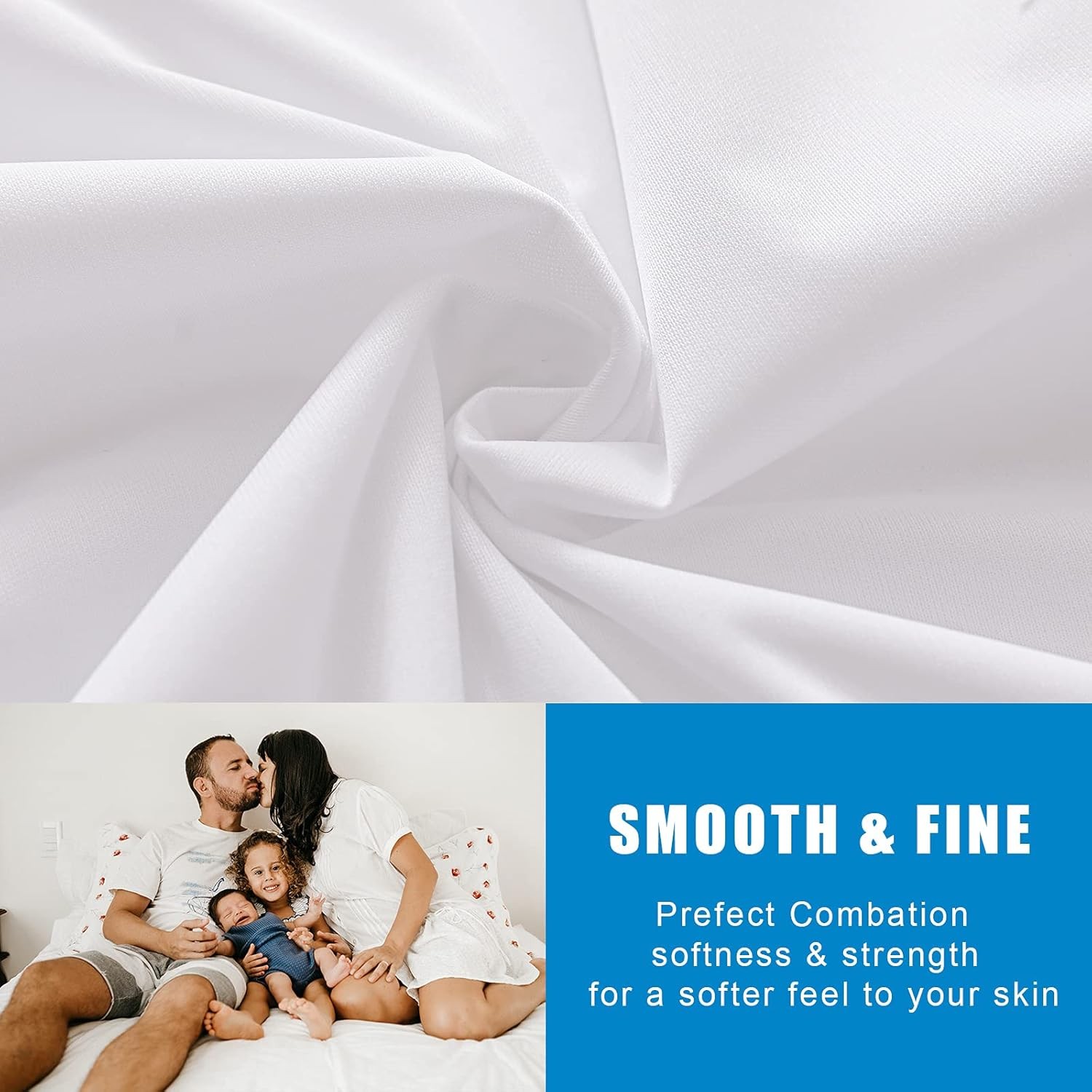 2 Pack Mattress Protector Full Size 100% Full, 2